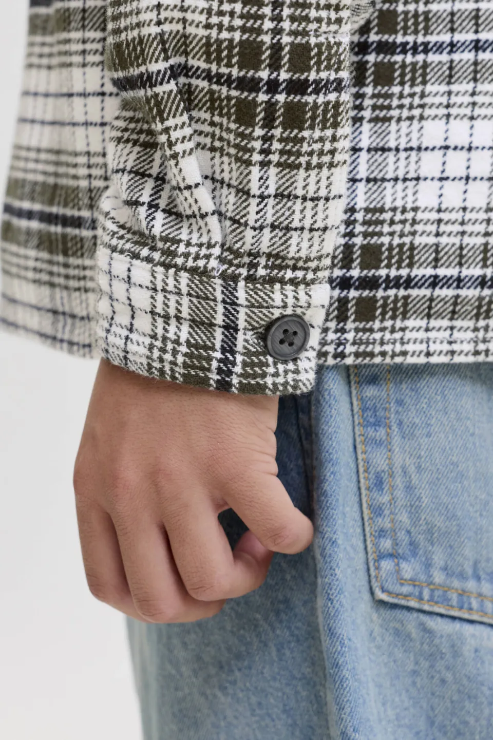 Jack & Jones JUNIOR geruit overhemd - wit, foto 6