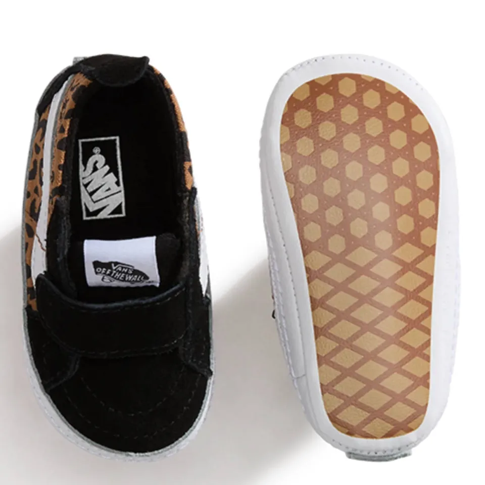 Vans SK8-Hi Crib hoge sneakers zwart met luipaardprint, foto 5