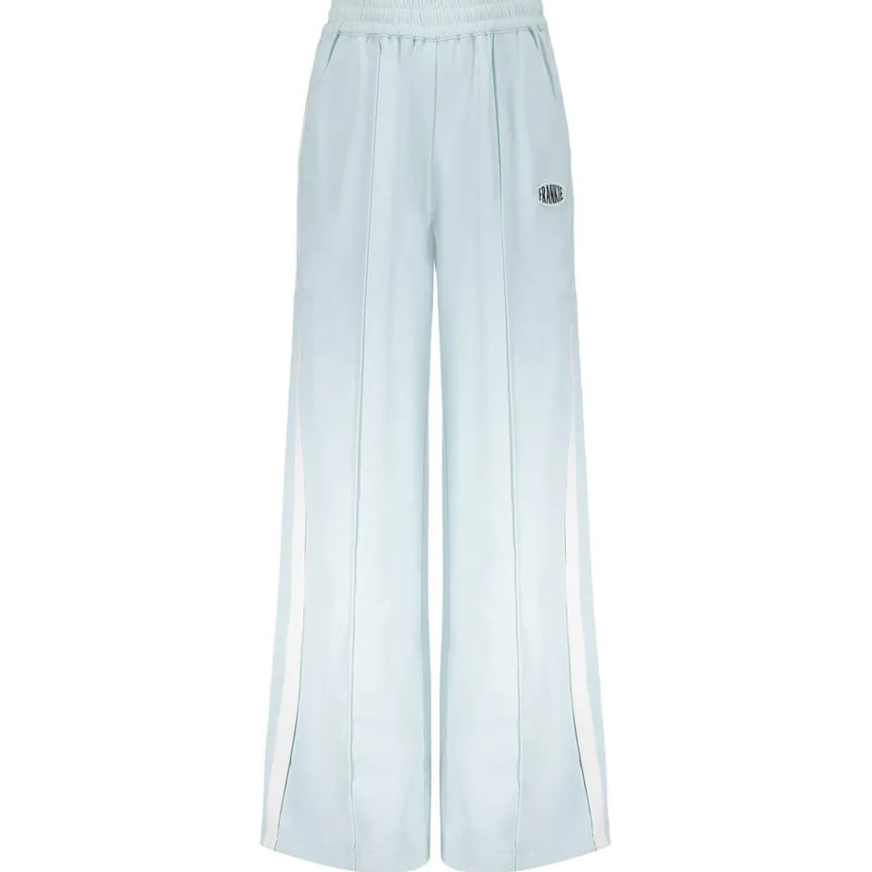 Frankie&Liberty wide leg joggingbroek lichtblauw, foto 2