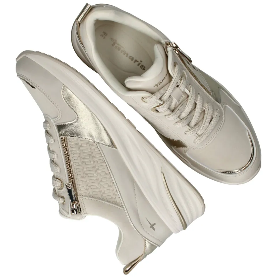Tamaris Sneakers Dames Beige, foto 7