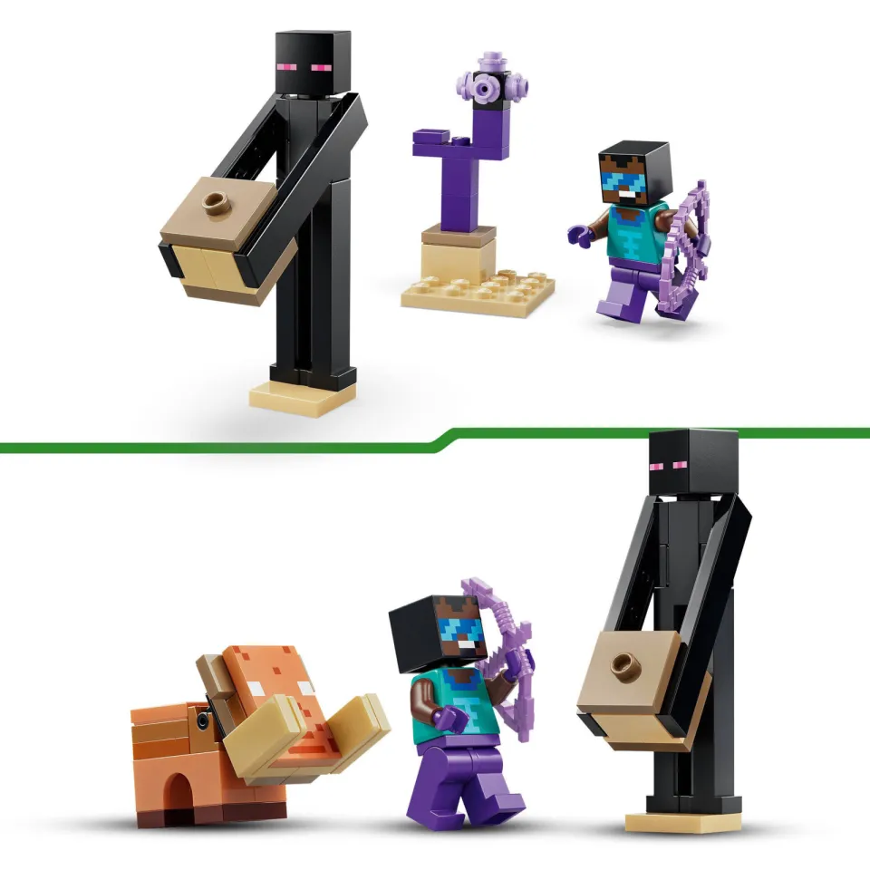Lego Minecraft Reis naar de Nether en het End-Portaal Speelgoed 21584, foto 4