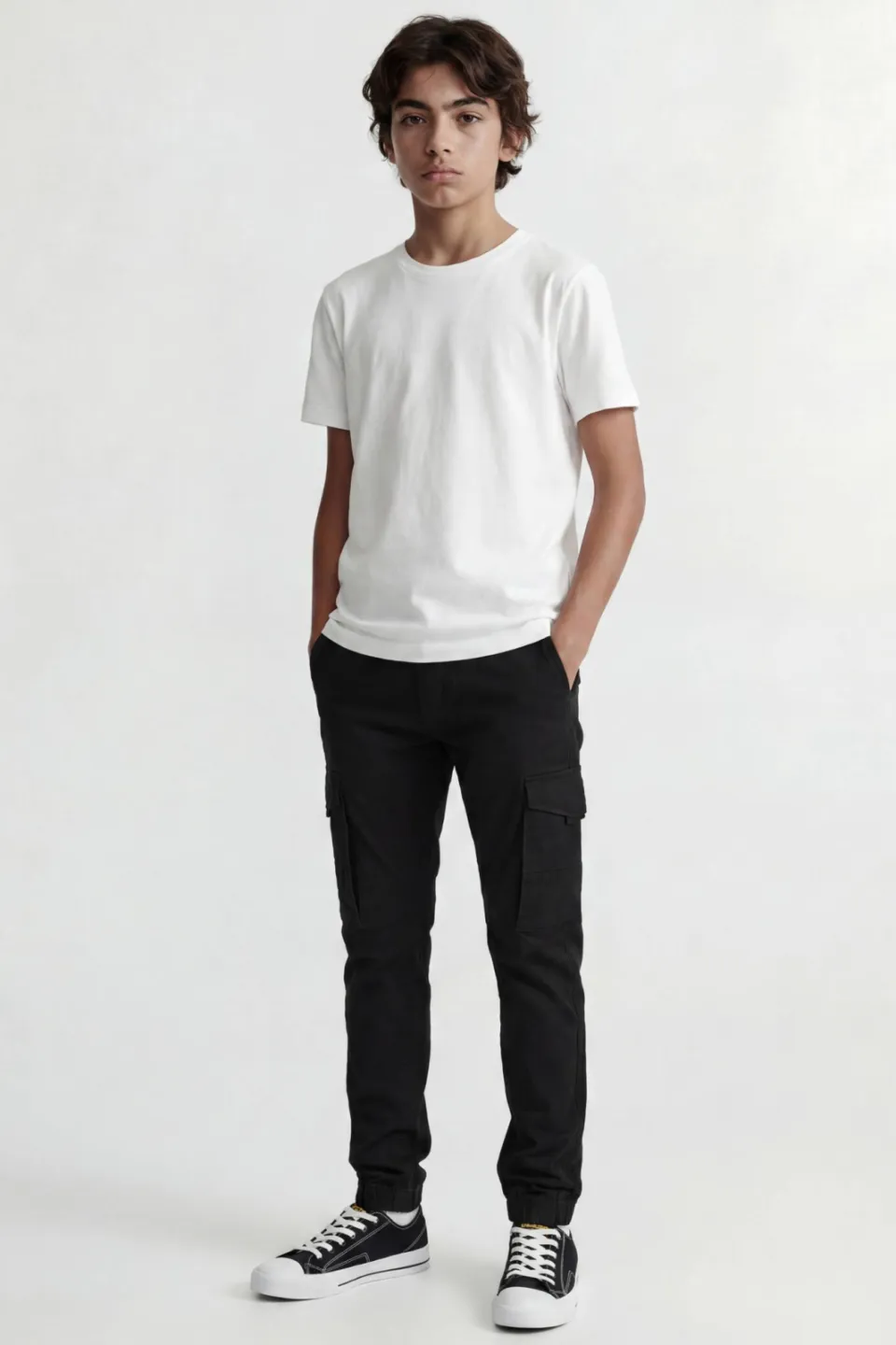Jack & Jones Paul Flake cargobroek zwart, foto 3