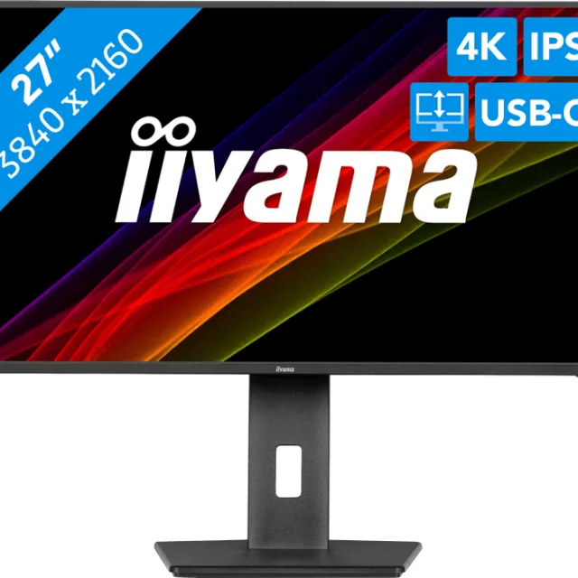 Iiyama ProLite XUB2792UHSU-B6 monitor zwart