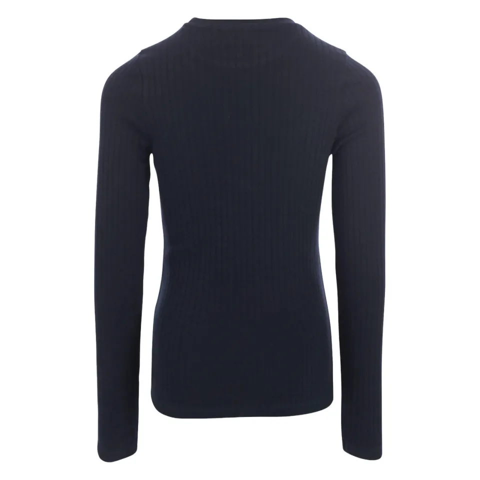 LOOXS little aansluitende longsleeve donkerblauw, foto 3