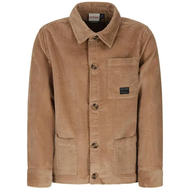 Retour Jeans corduroy overshirt - beige