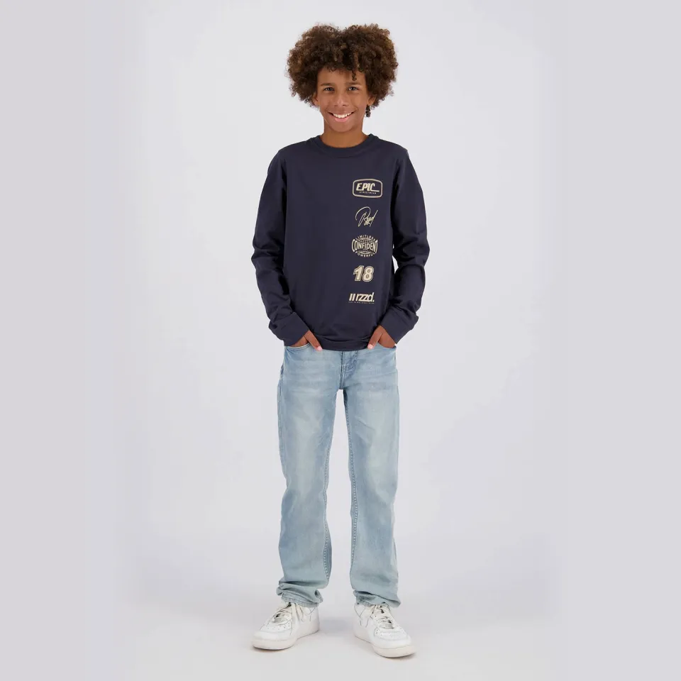 Raizzed Vepic longsleeve donkerblauw, foto 5