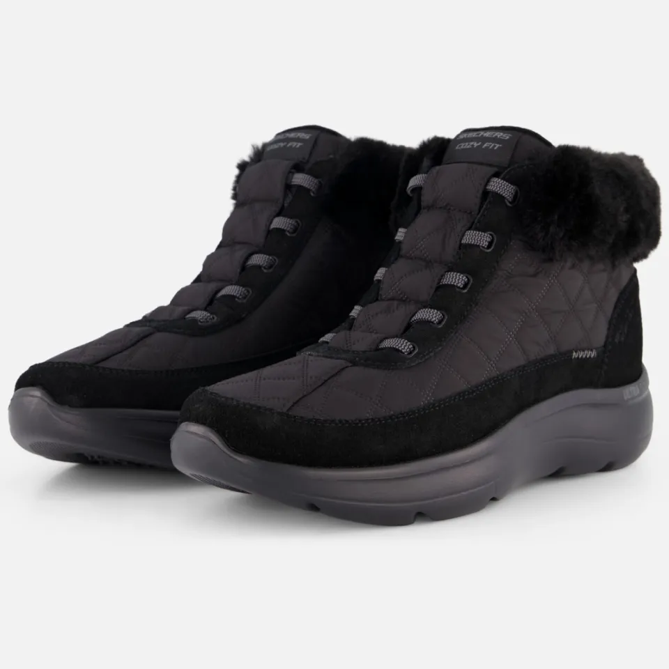 Skechers Slip-Ins Cozy Fit veterboots zwart