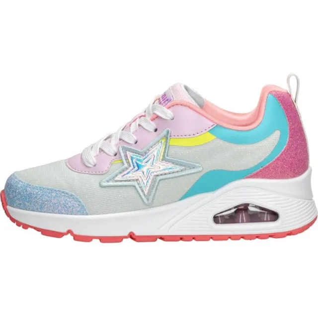 Skechers Uno Starry Vibe lage sneakers lichtblauw licht blauw, foto 2