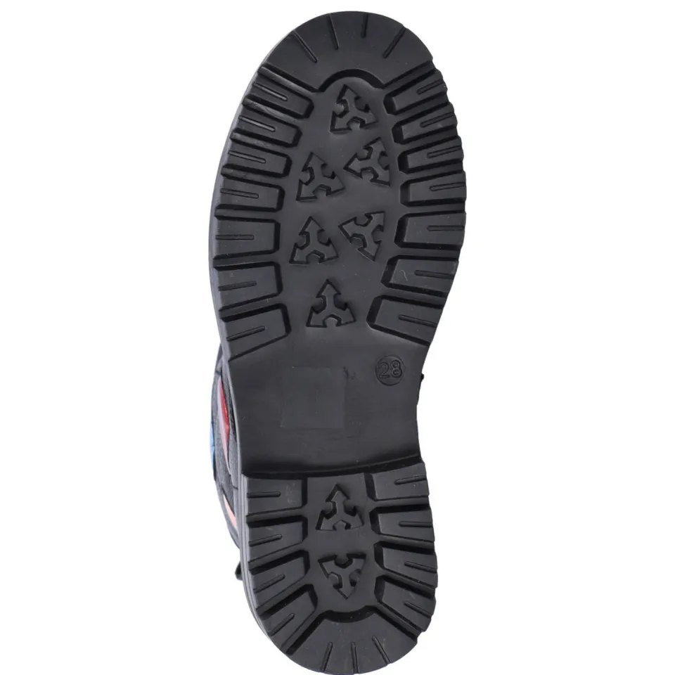 Nelson Kids leren veterboots zwart, foto 7