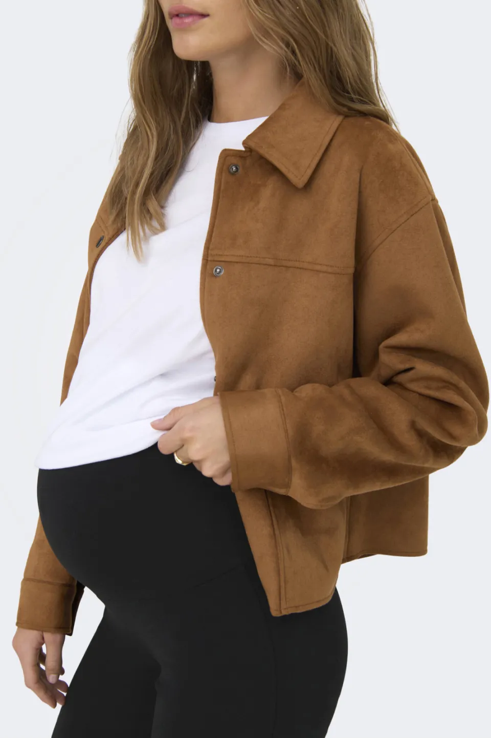 Only MATERNITY OLMLOVELY flared zwangerschapsbroek luipaardprint bruin/zwart, foto 7