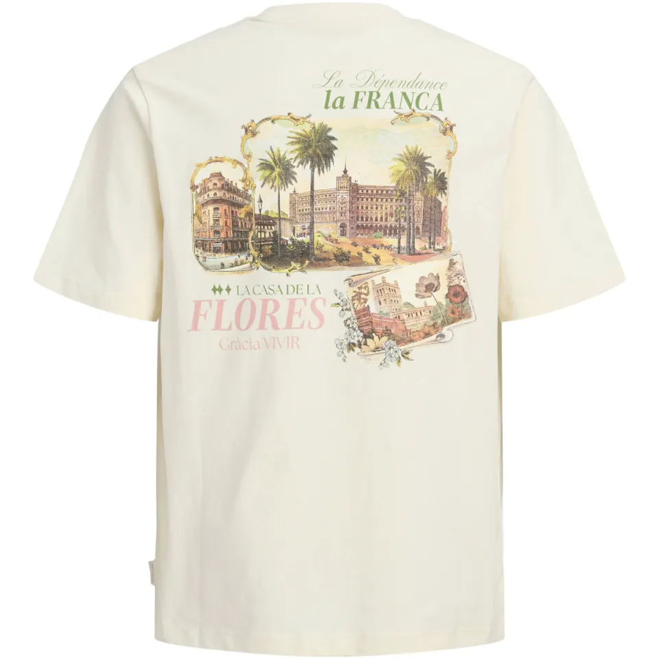 Jack & Jones Junior JORPARADISE T-shirt ecru, foto 4