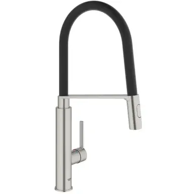 Grohe Keukenmengkraan Feel Met Uittrekbare Handdouche Supersteel Mat RVS
