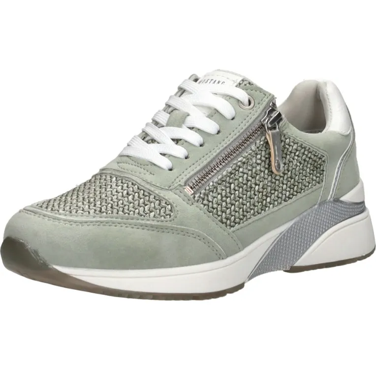 Mustang sneakers laag groen, foto 2