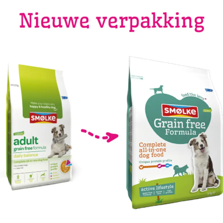 Smolke Graanvrij hondenvoer Adult, foto 2