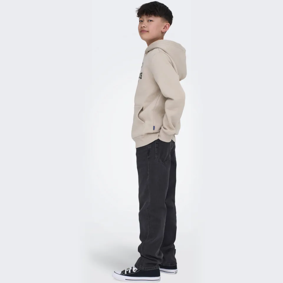 Only & Sons JUNIOR straight leg jeans black denim, foto 3