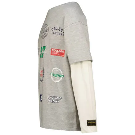 Vingino longsleeve grijs melange, foto 4