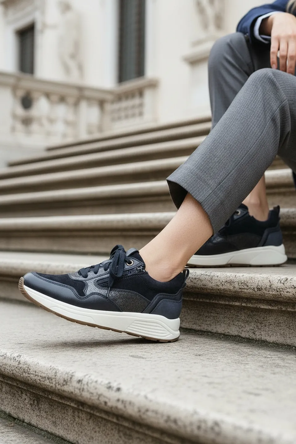 Xsensible Grenoble Stretchwalker HX veterschoen donkerblauw blauw, foto 5