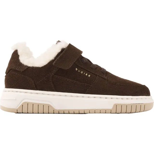 Nubikk Basket Teddy Jr sneakers donkerbruin