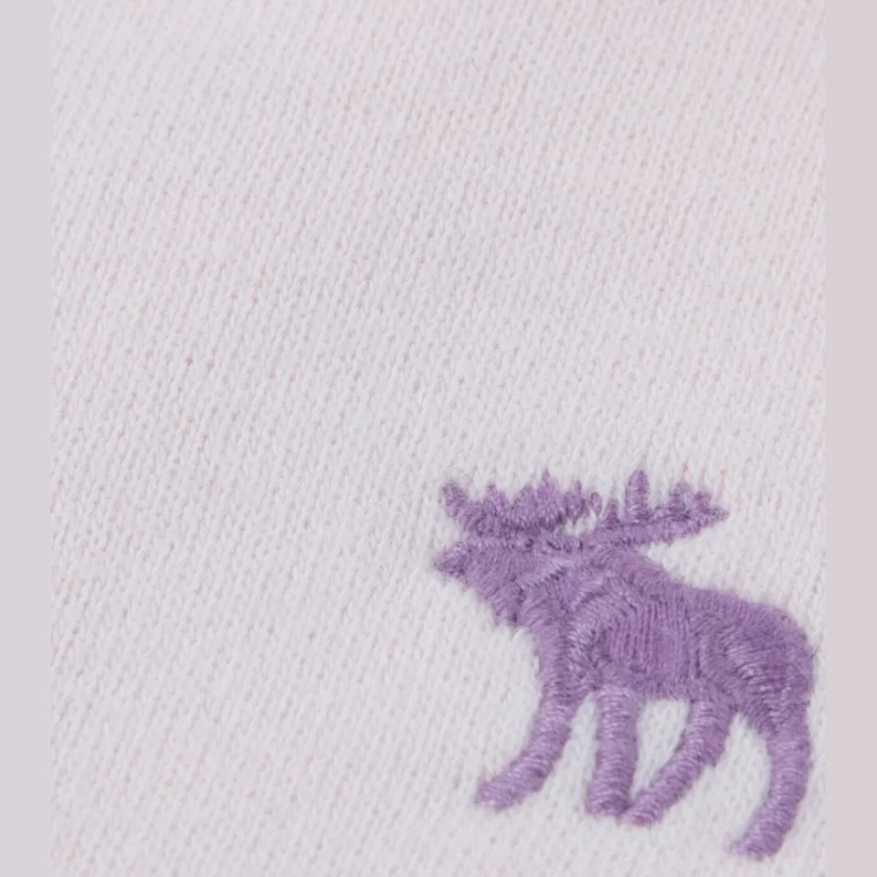 Abercrombie & Fitch sweater met backprint - lichtroze, foto 4