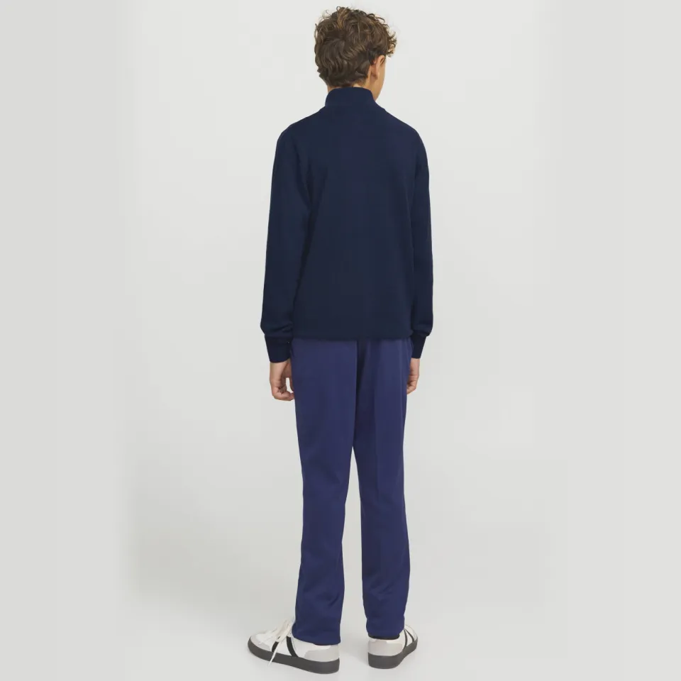 Jack & Jones JUNIOR trui donkerblauw fijn gebreid, foto 8