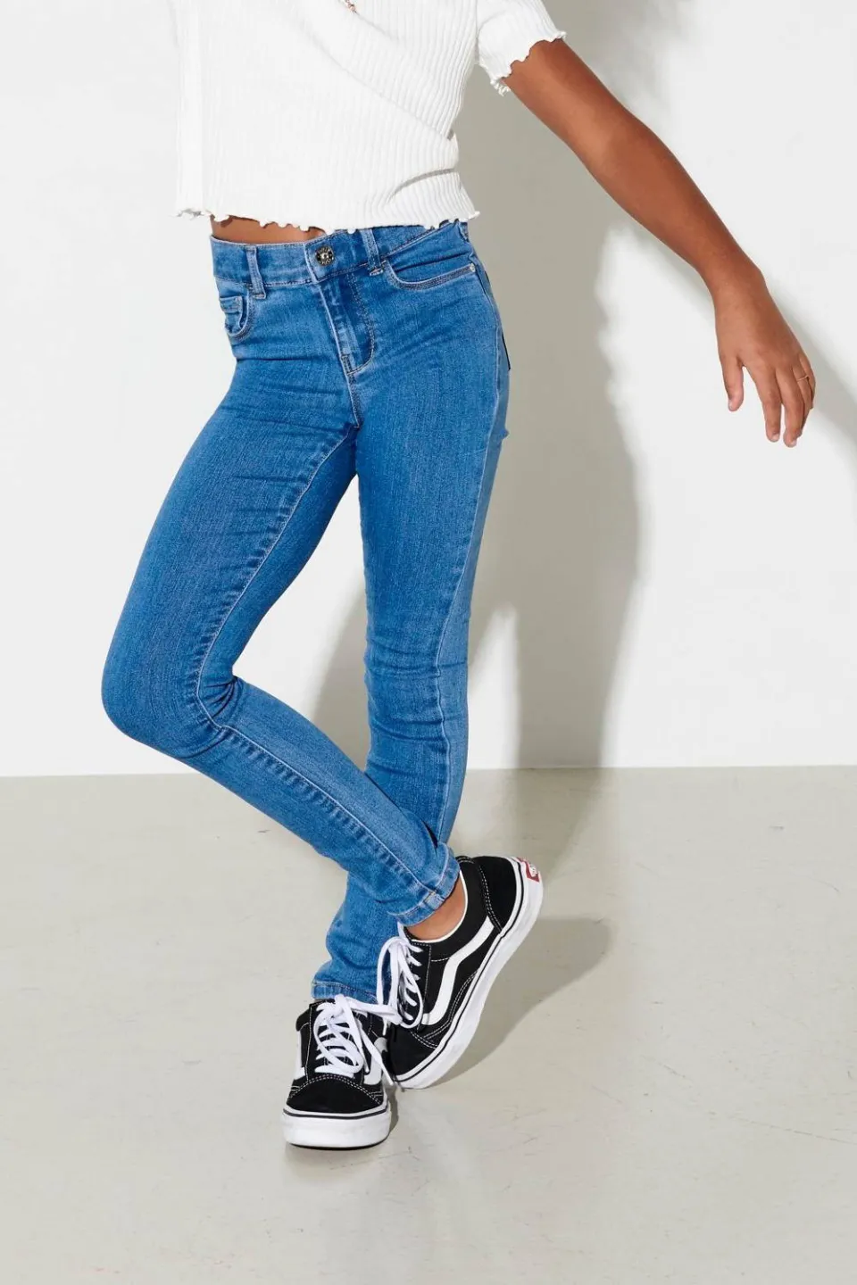 KIDS ONLY high waist skinny jeans KONRAIN stonewashed, foto 3