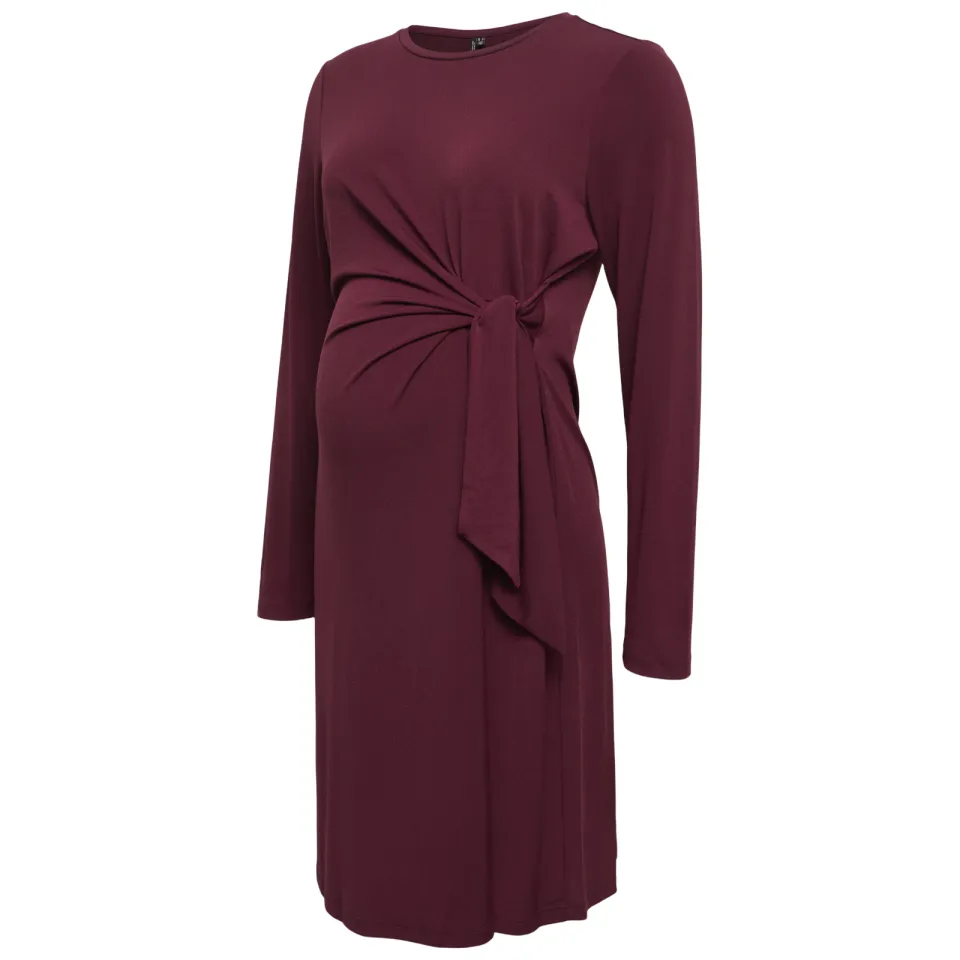 Vero Moda Maternity zwangerschapsjurk VMMJILL donkerrood, foto 3