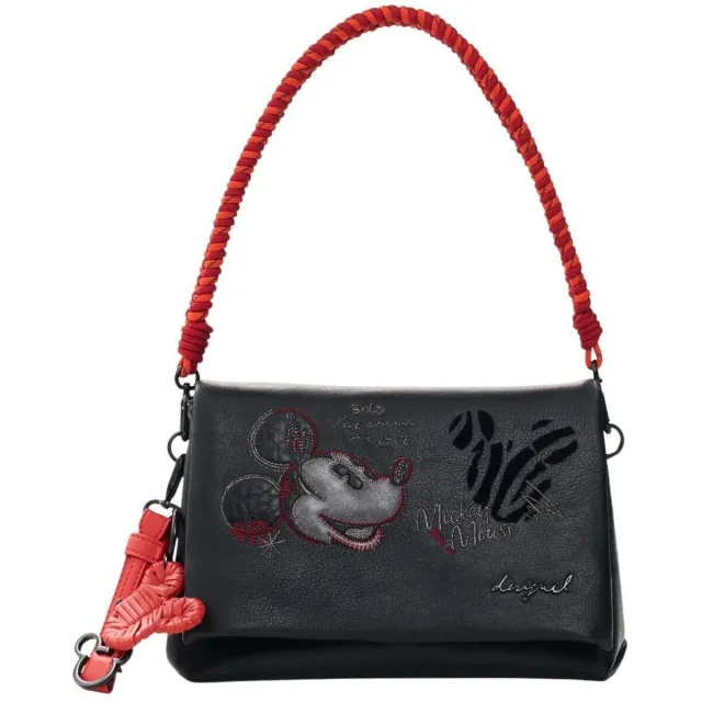 Desigual Tas Desigual BAG_MICKEY FACE VENECIA 4 26WAXP98 Zwart
