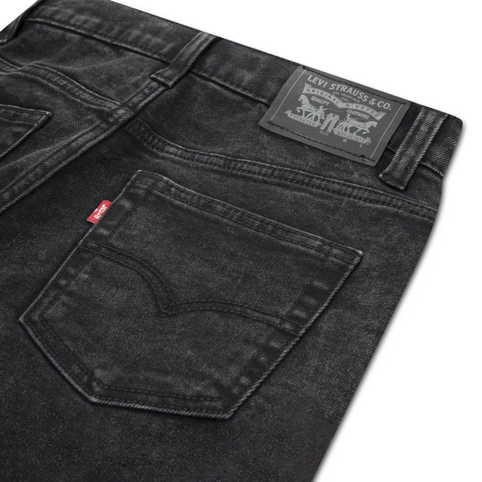 Levi's jeansshort zwart, foto 4