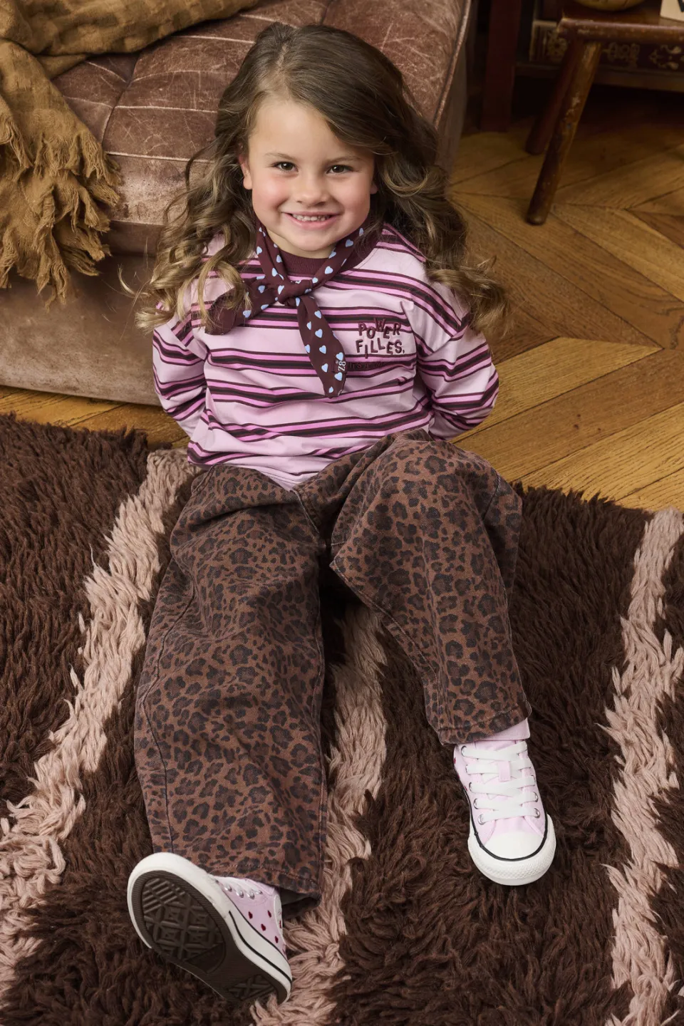 Z8 mini gestreepte longsleeve roze, foto 6
