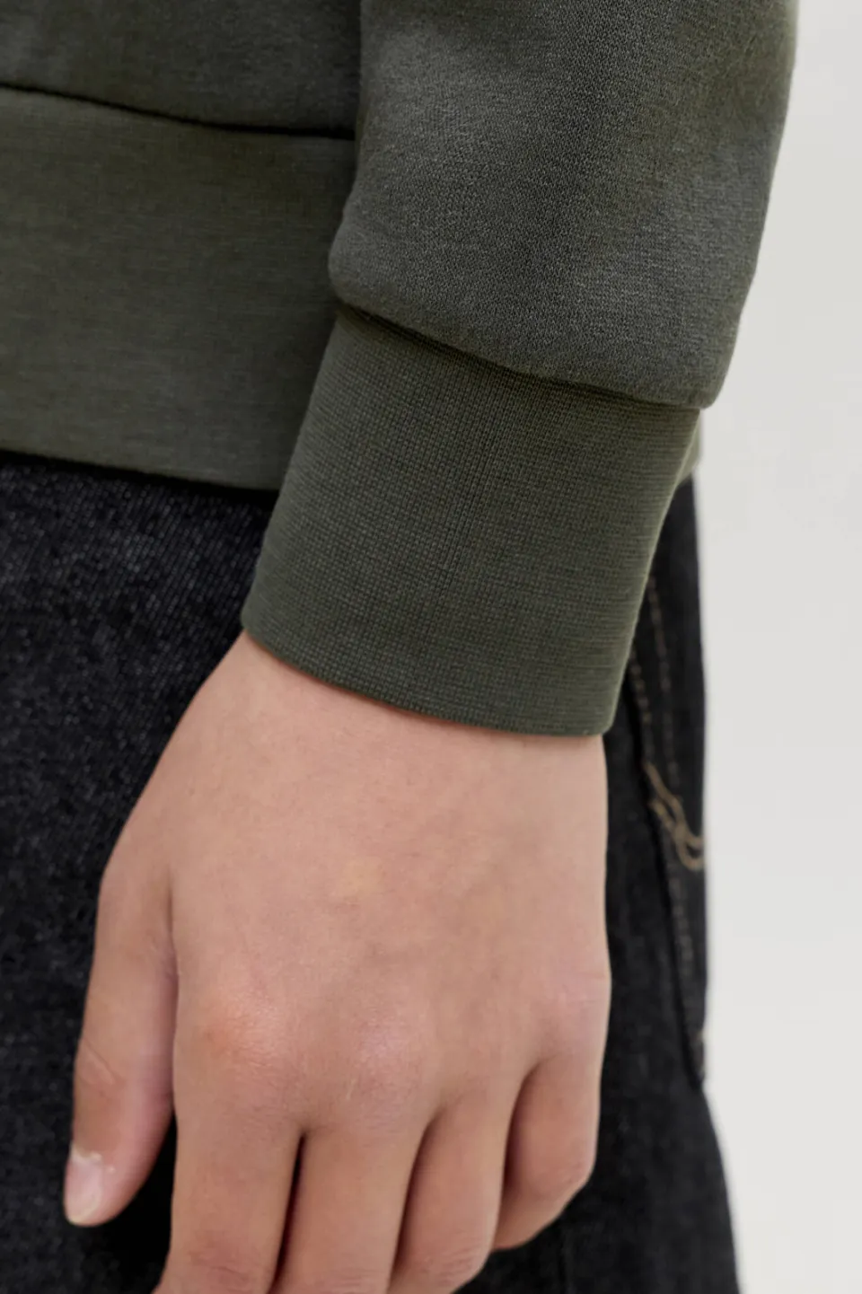 Jack & Jones JUNIOR sweater met logo - kaki, foto 8