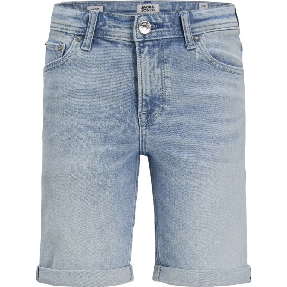 Jack & Jones regular denim jeansshort lichtblauw, foto 2