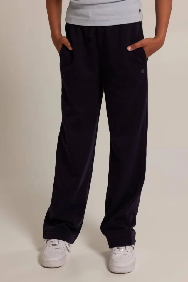 America Today wide leg joggingbroek donkerblauw midnight, foto 4