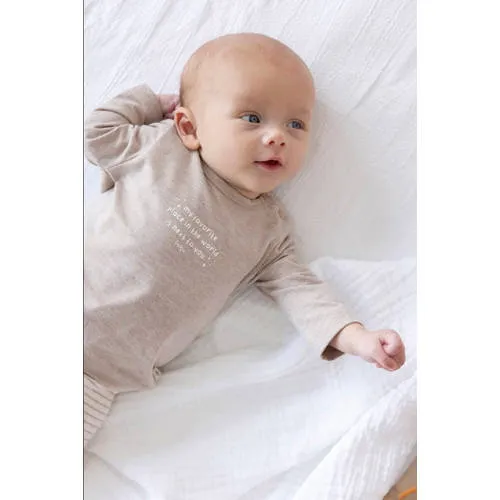 Feetje longsleeve taupe gestreept, foto 6