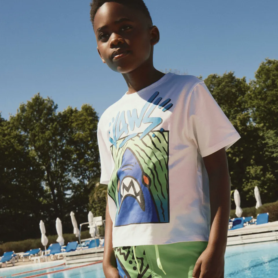 NAME IT KIDS t-shirt met print wit, foto 5