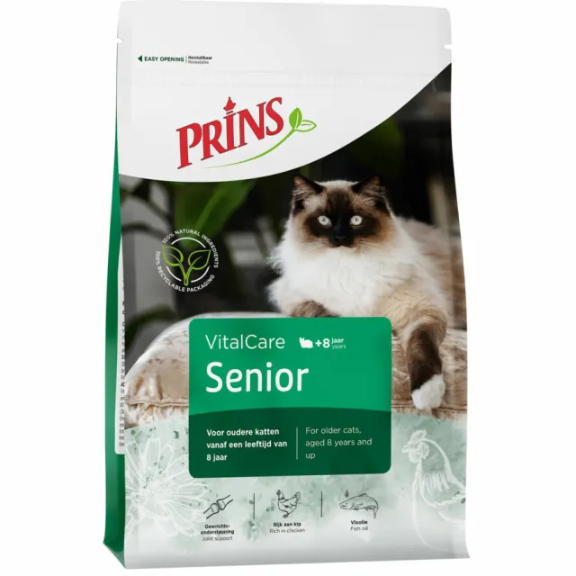 Prins VitalCare Senior droog kattenvoer