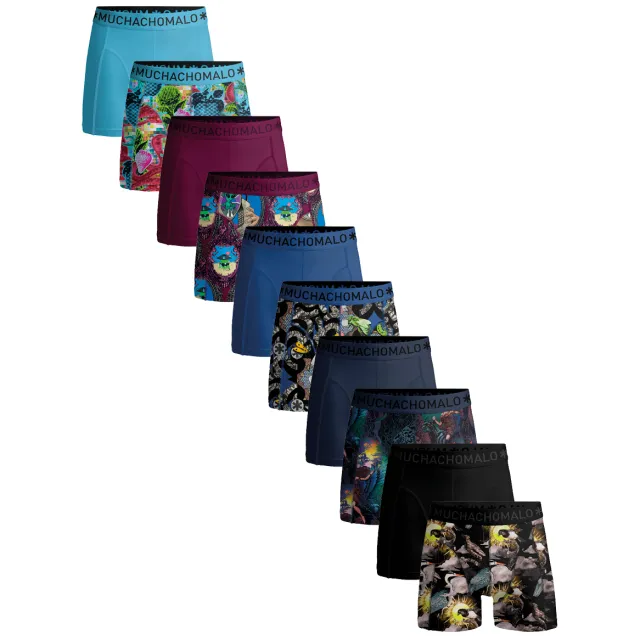 Muchachomalo Heren 10-pack Boxershorts Veelkleurig
