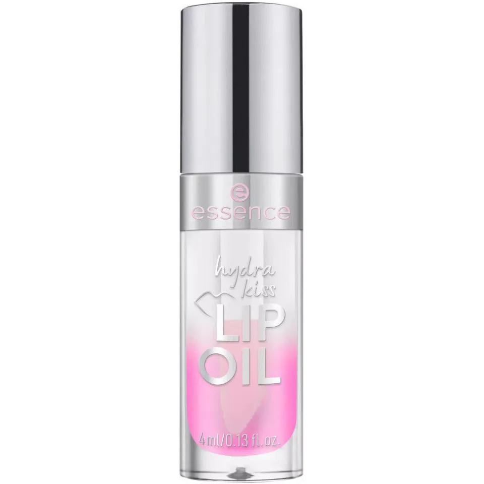 Essence Hydra Kiss Lip Oil 01 Kiss From A Rose lipolie roze, foto 2
