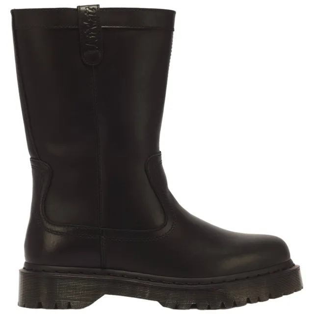 Dr. Martens Anistone Pull On Black Wanama leren laarzen - zwart