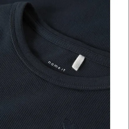 NAME IT MINI T-shirt met hartjes donkerblauw, foto 5