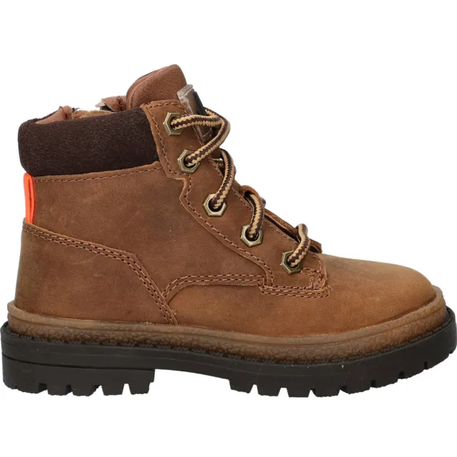 Nelson Kids nubuck veterboots cognac