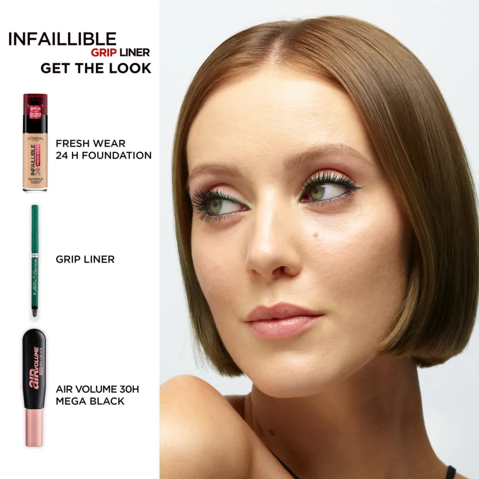 L'oréal Infaillible 36H Grip Gel Automatic eyeliner taupe grey, foto 3