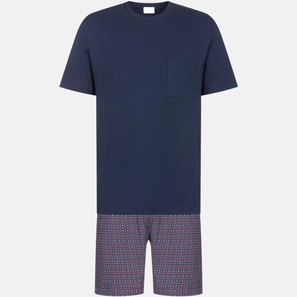 Mey Regular Fit pyjama yacht blue, foto 2