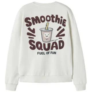 GUPPY MINI sweater met backprint - wit, foto 3
