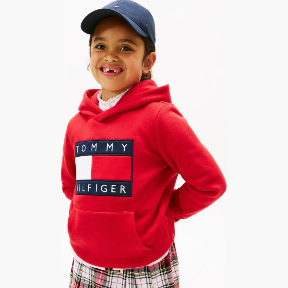 Tommy Hilfiger hoodie rood, foto 7
