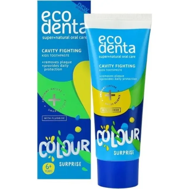 Ecodenta Caries Fighting Tandpasta Kind Colour Suprise 75 ml