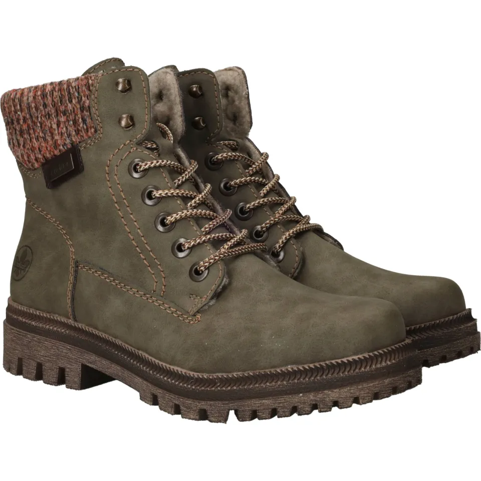 Rieker Booties Y7621 groen, foto 4
