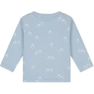 Babyface longsleeve met print lichtblauw, foto 2