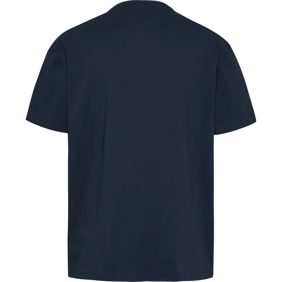 Tommy Jeans regular T-shirt donkerblauw, foto 4
