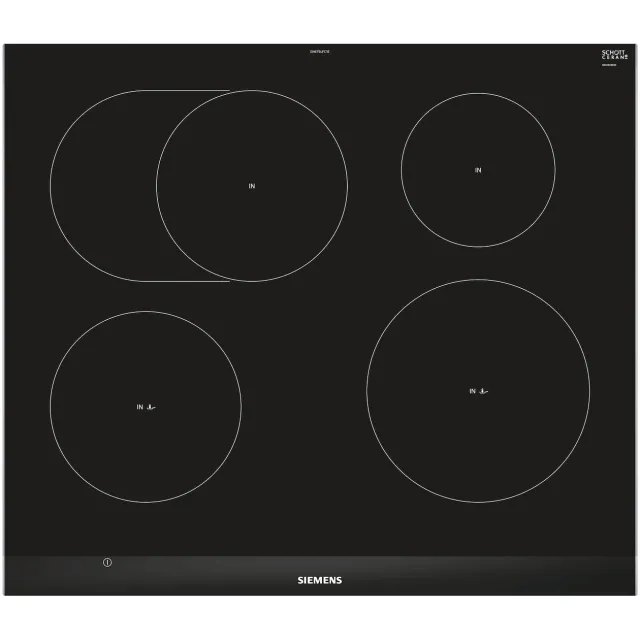 Siemens EH675LFC1E inductiekookplaat zwart RVS-zwart