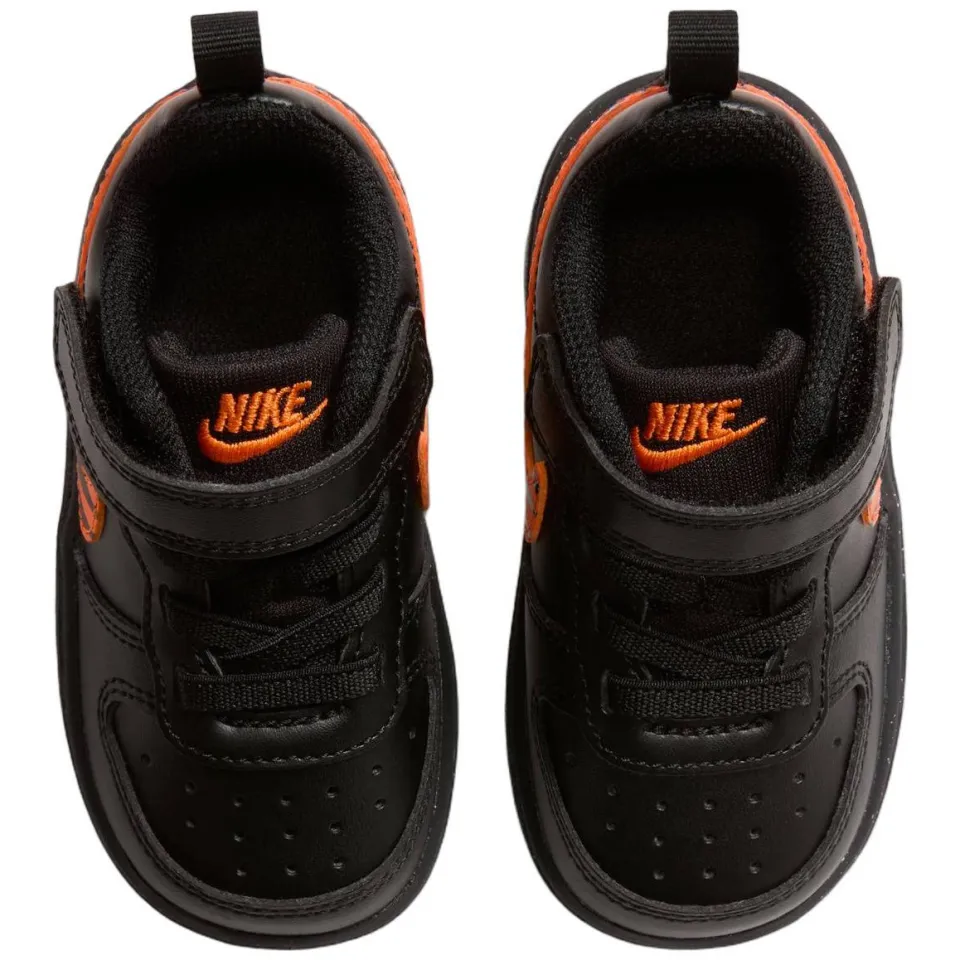 Nike Court Borough Low sneakers - zwart/oranje, foto 4
